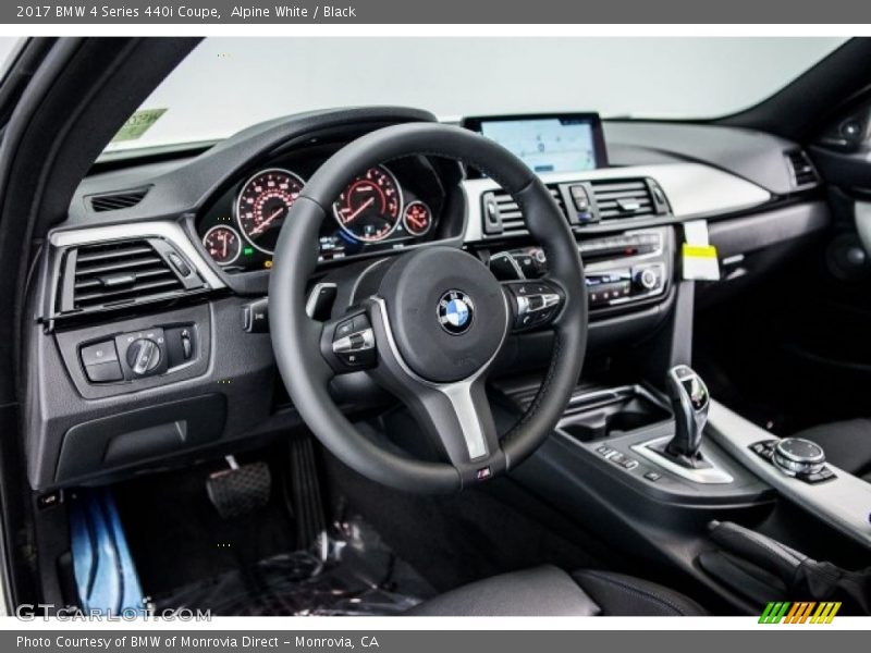 Alpine White / Black 2017 BMW 4 Series 440i Coupe