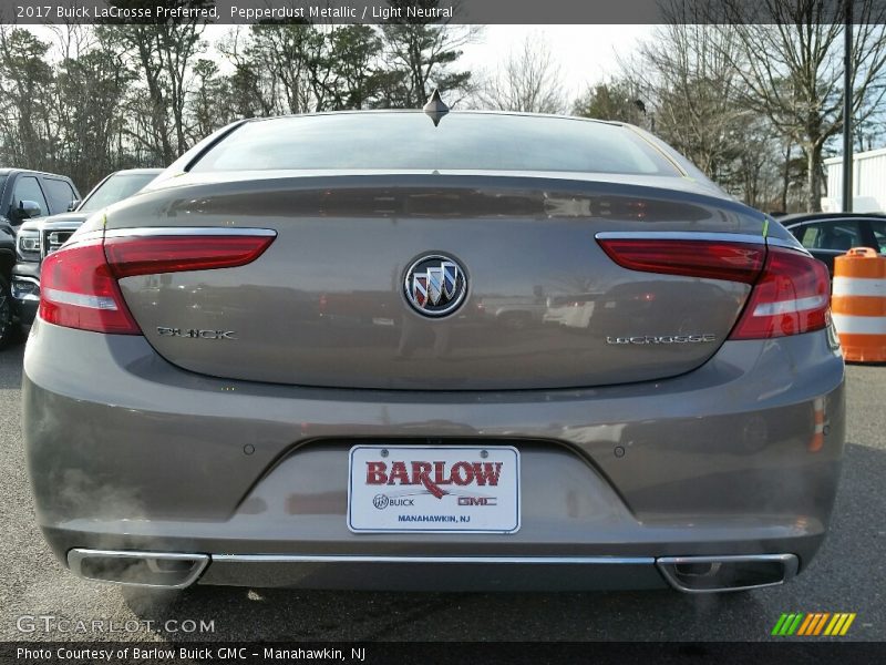 Pepperdust Metallic / Light Neutral 2017 Buick LaCrosse Preferred