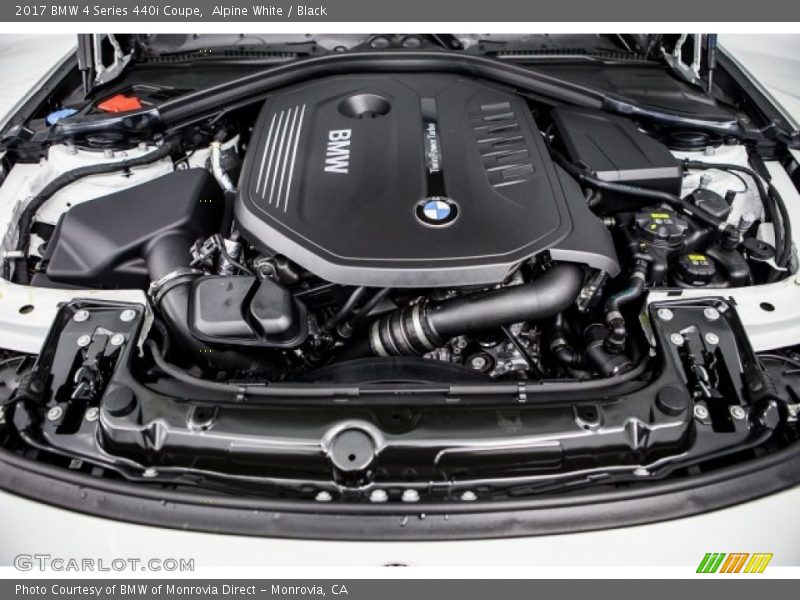 Alpine White / Black 2017 BMW 4 Series 440i Coupe