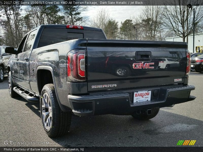 Dark Slate Metallic / Jet Black 2017 GMC Sierra 1500 SLT Crew Cab 4WD All Terrain Package