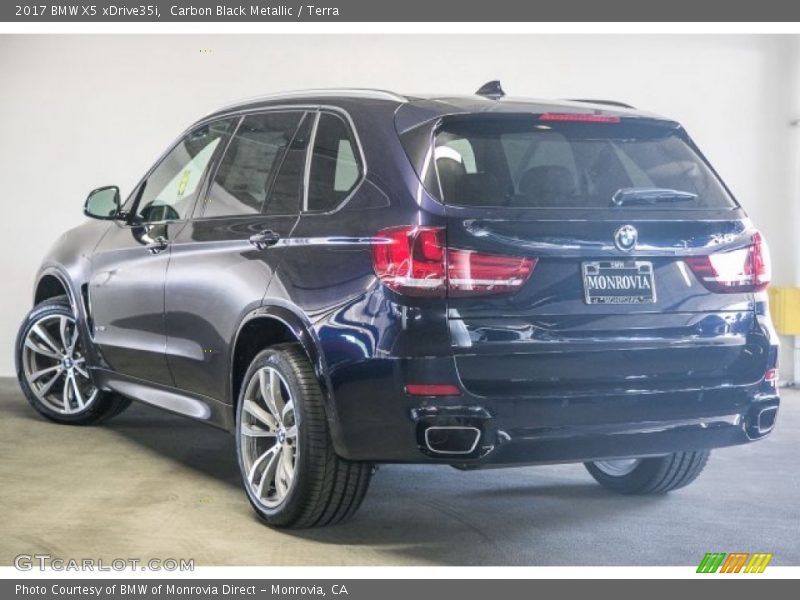 Carbon Black Metallic / Terra 2017 BMW X5 xDrive35i