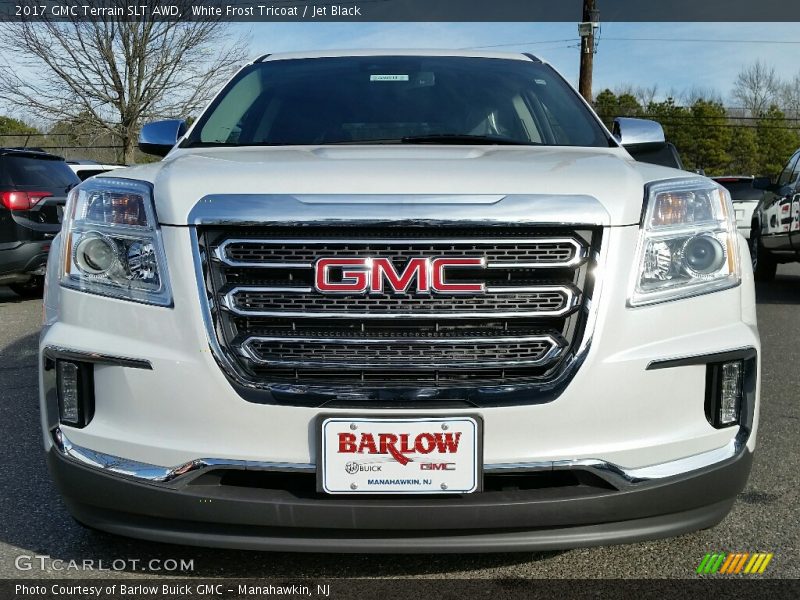 White Frost Tricoat / Jet Black 2017 GMC Terrain SLT AWD