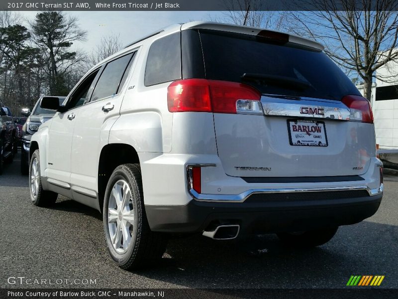White Frost Tricoat / Jet Black 2017 GMC Terrain SLT AWD
