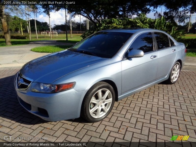 Arctic Blue Pearl / Quartz 2005 Acura TSX Sedan
