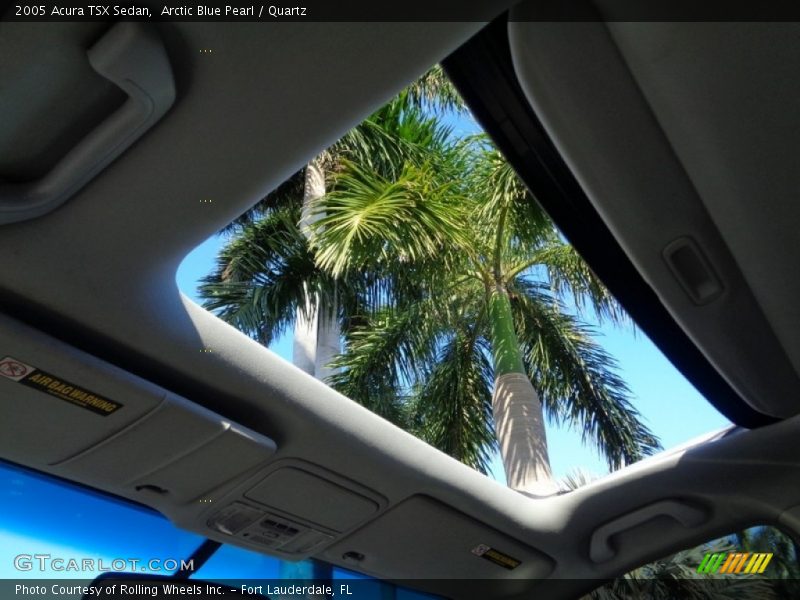 Arctic Blue Pearl / Quartz 2005 Acura TSX Sedan