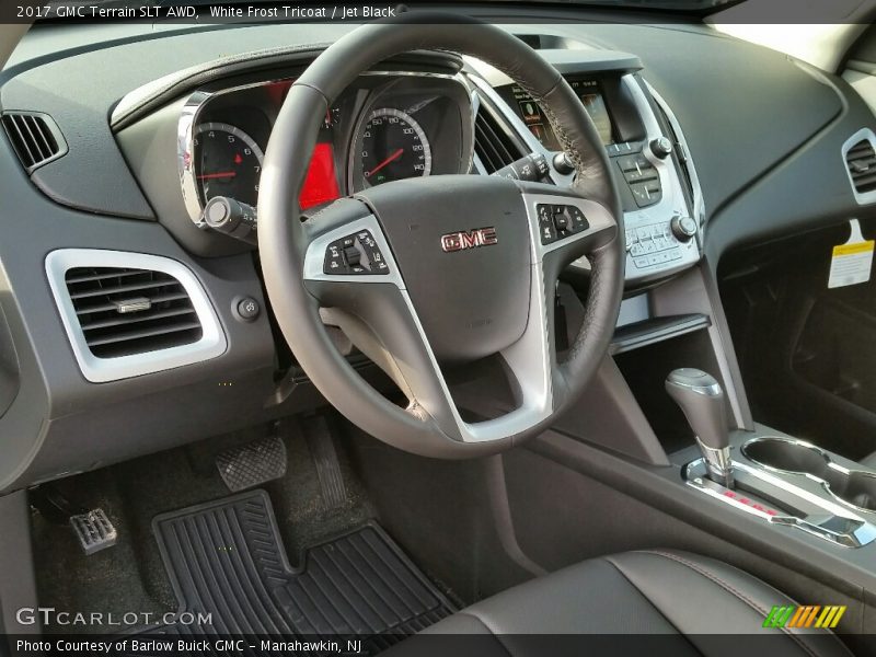 White Frost Tricoat / Jet Black 2017 GMC Terrain SLT AWD