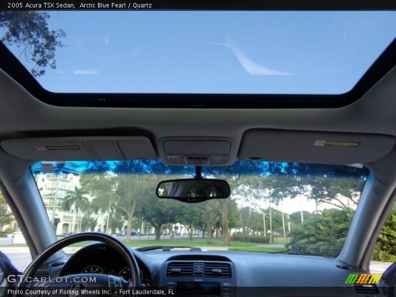 Arctic Blue Pearl / Quartz 2005 Acura TSX Sedan