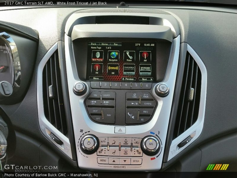 White Frost Tricoat / Jet Black 2017 GMC Terrain SLT AWD