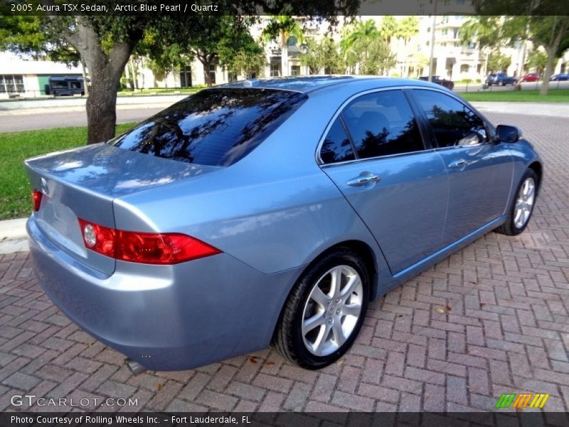 Arctic Blue Pearl / Quartz 2005 Acura TSX Sedan