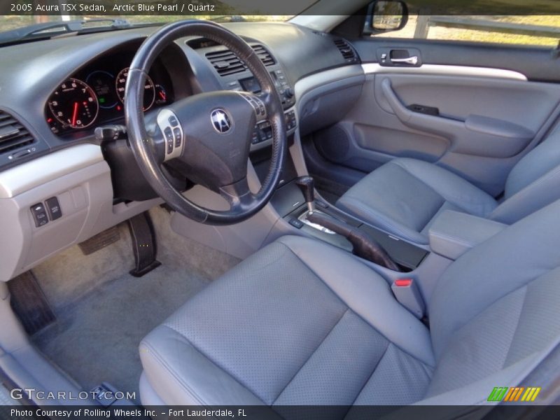 Arctic Blue Pearl / Quartz 2005 Acura TSX Sedan