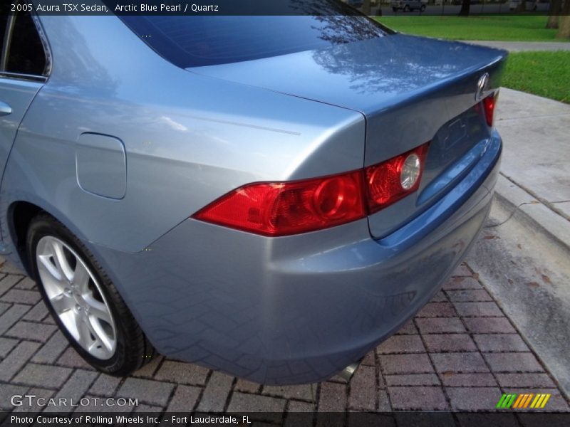 Arctic Blue Pearl / Quartz 2005 Acura TSX Sedan