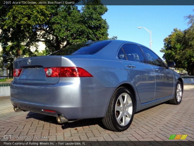 Arctic Blue Pearl / Quartz 2005 Acura TSX Sedan