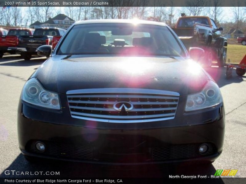 Black Obsidian / Graphite 2007 Infiniti M 35 Sport Sedan