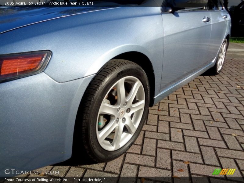 Arctic Blue Pearl / Quartz 2005 Acura TSX Sedan