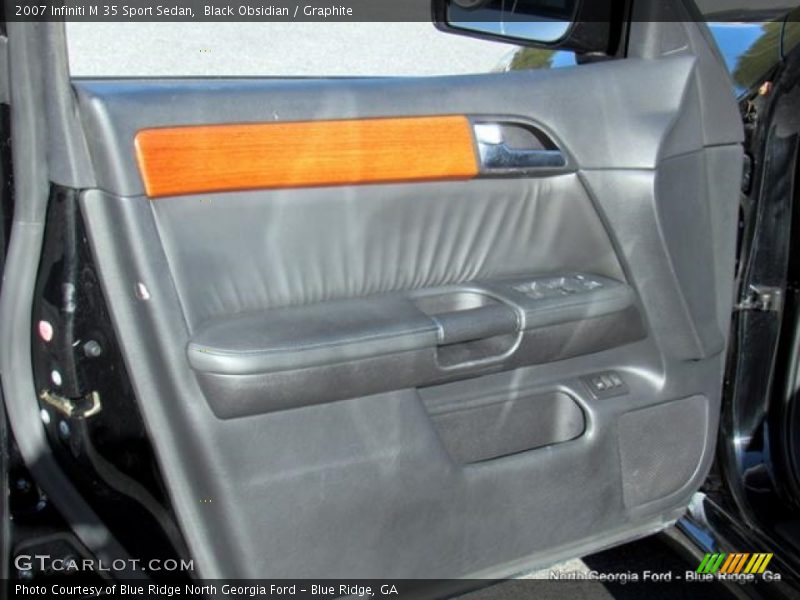 Black Obsidian / Graphite 2007 Infiniti M 35 Sport Sedan