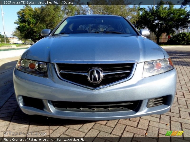 Arctic Blue Pearl / Quartz 2005 Acura TSX Sedan
