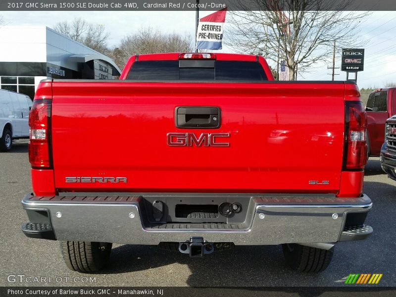 Cardinal Red / Cocoa/­Dune 2017 GMC Sierra 1500 SLE Double Cab 4WD