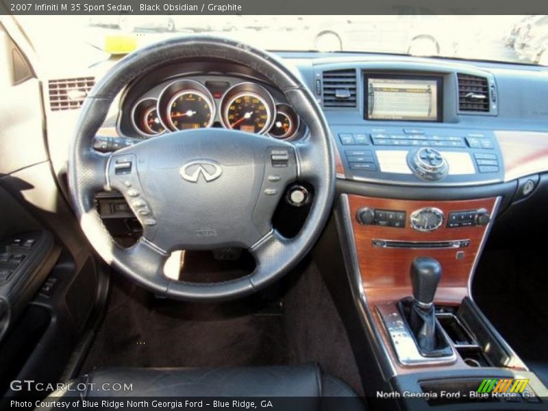 Black Obsidian / Graphite 2007 Infiniti M 35 Sport Sedan