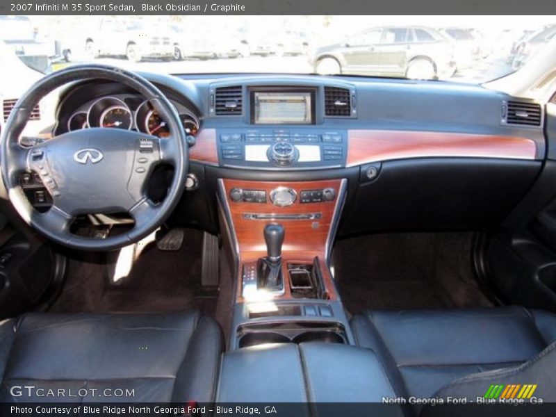 Black Obsidian / Graphite 2007 Infiniti M 35 Sport Sedan