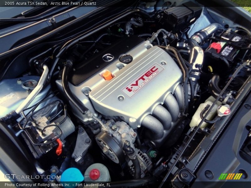 Arctic Blue Pearl / Quartz 2005 Acura TSX Sedan