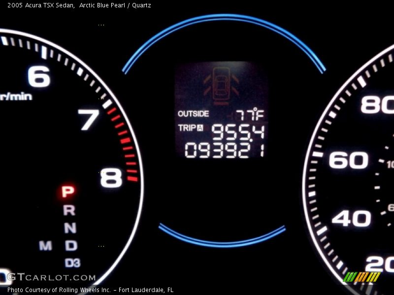 Arctic Blue Pearl / Quartz 2005 Acura TSX Sedan