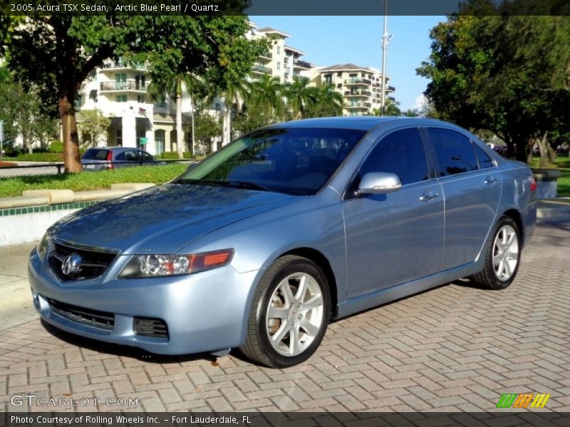 Arctic Blue Pearl / Quartz 2005 Acura TSX Sedan