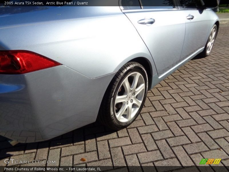 Arctic Blue Pearl / Quartz 2005 Acura TSX Sedan