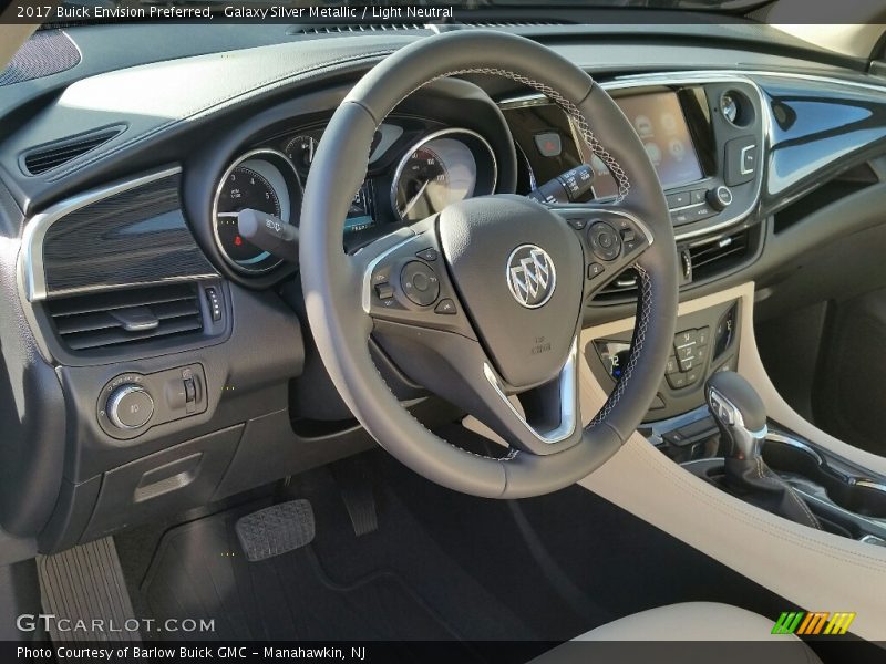 Galaxy Silver Metallic / Light Neutral 2017 Buick Envision Preferred