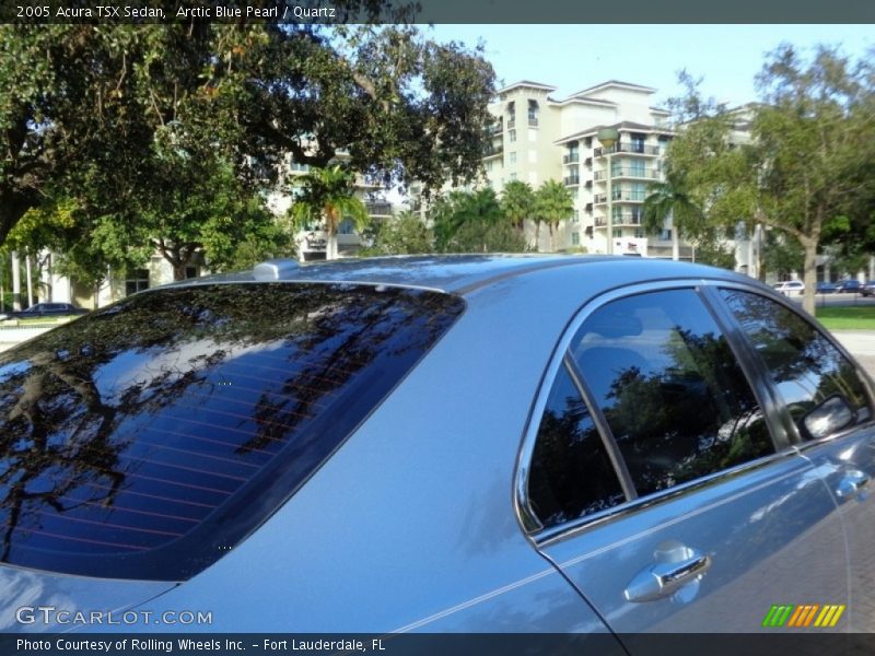 Arctic Blue Pearl / Quartz 2005 Acura TSX Sedan