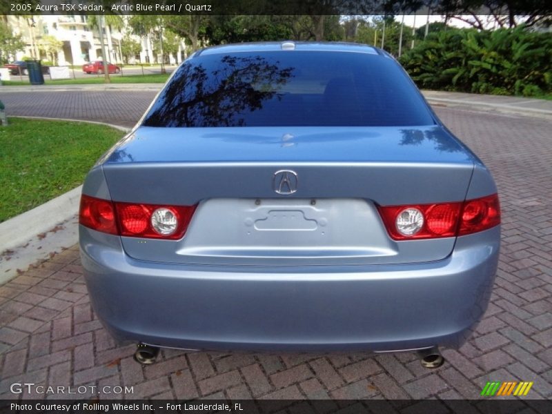 Arctic Blue Pearl / Quartz 2005 Acura TSX Sedan