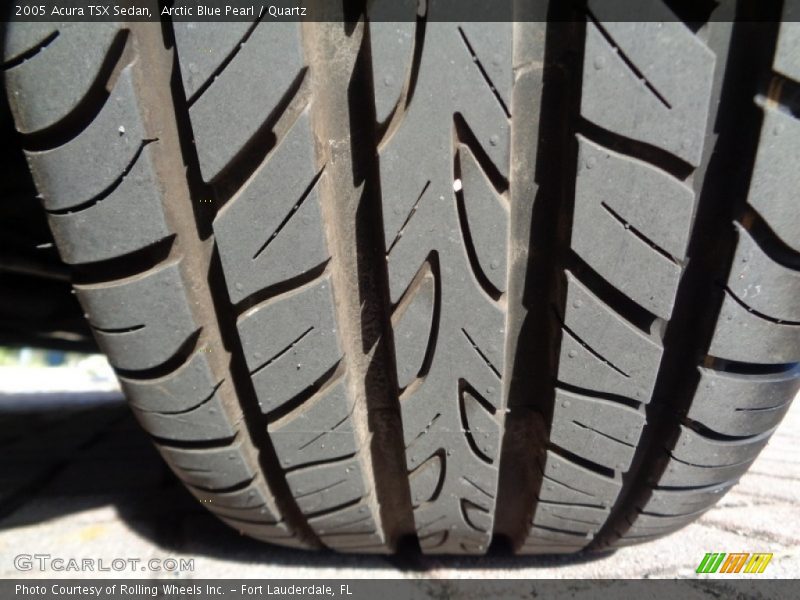 Arctic Blue Pearl / Quartz 2005 Acura TSX Sedan