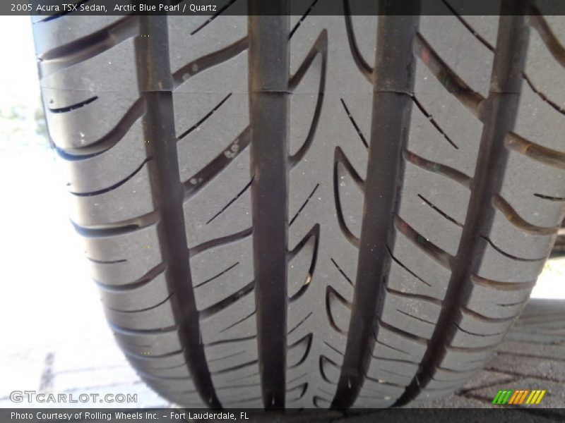 Arctic Blue Pearl / Quartz 2005 Acura TSX Sedan