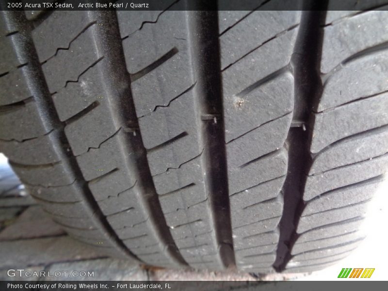 Arctic Blue Pearl / Quartz 2005 Acura TSX Sedan