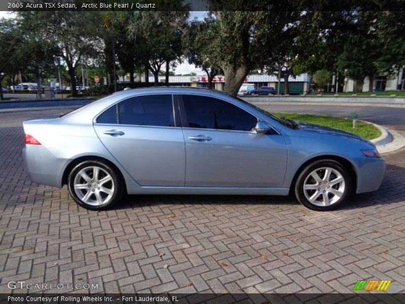 Arctic Blue Pearl / Quartz 2005 Acura TSX Sedan