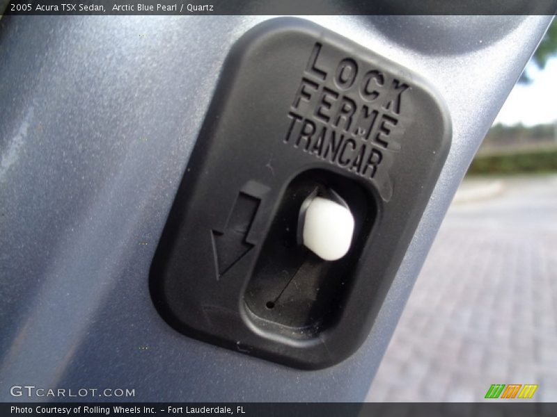 Arctic Blue Pearl / Quartz 2005 Acura TSX Sedan