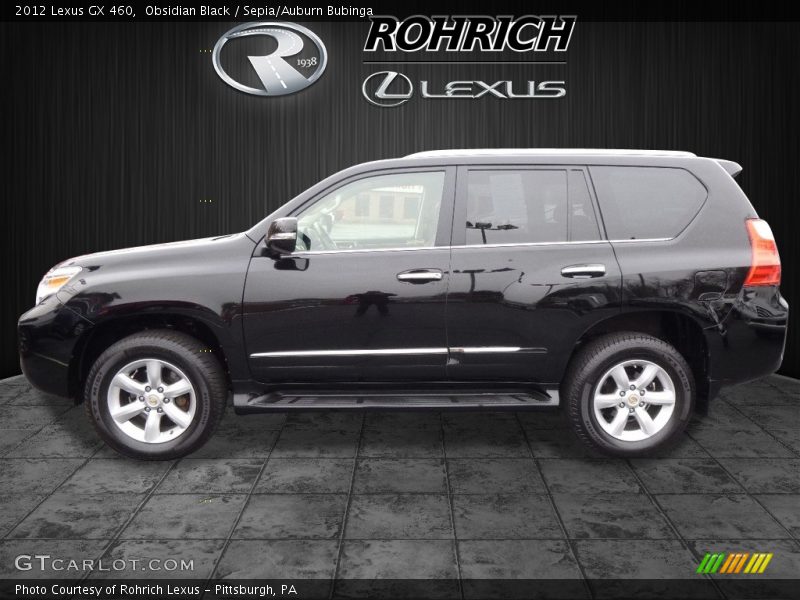 Obsidian Black / Sepia/Auburn Bubinga 2012 Lexus GX 460