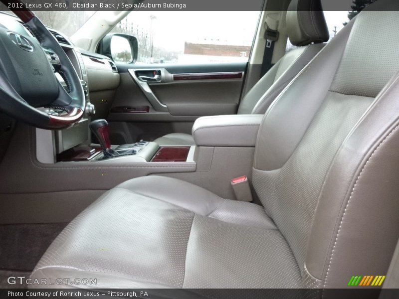 Obsidian Black / Sepia/Auburn Bubinga 2012 Lexus GX 460