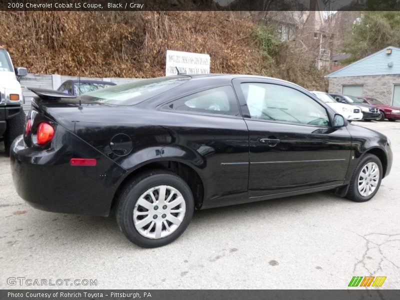 Black / Gray 2009 Chevrolet Cobalt LS Coupe