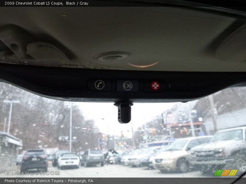 Black / Gray 2009 Chevrolet Cobalt LS Coupe