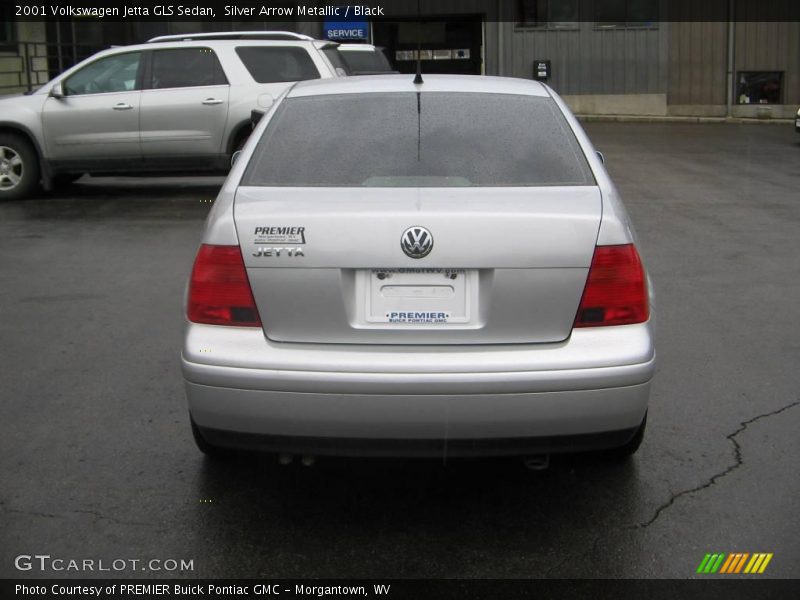 Silver Arrow Metallic / Black 2001 Volkswagen Jetta GLS Sedan