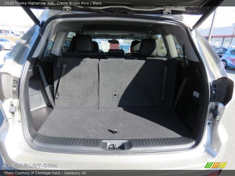Creme Brulee Mica / Black 2016 Toyota Highlander XLE