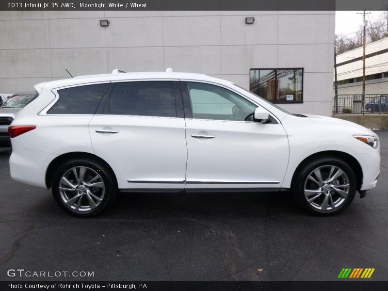 Moonlight White / Wheat 2013 Infiniti JX 35 AWD