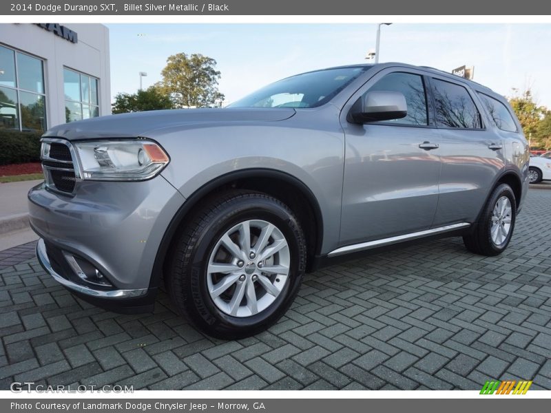 Billet Silver Metallic / Black 2014 Dodge Durango SXT