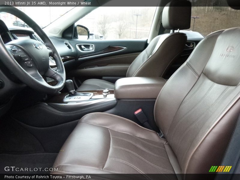 Moonlight White / Wheat 2013 Infiniti JX 35 AWD