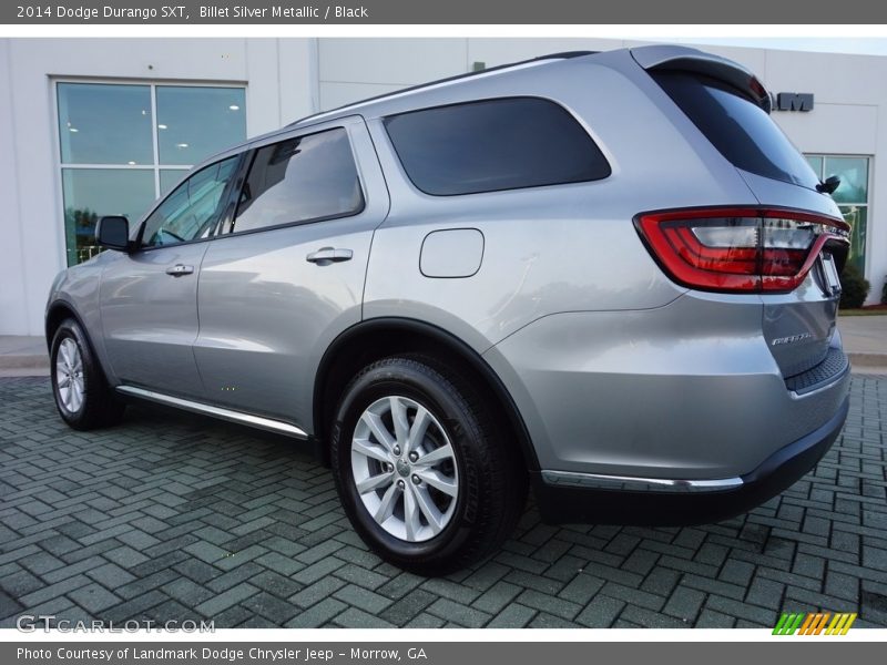 Billet Silver Metallic / Black 2014 Dodge Durango SXT