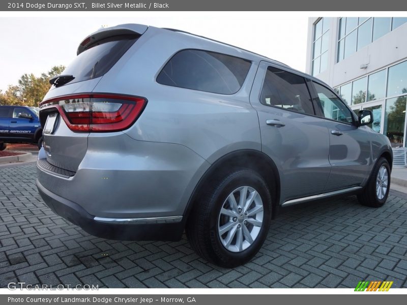Billet Silver Metallic / Black 2014 Dodge Durango SXT