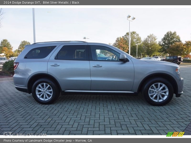 Billet Silver Metallic / Black 2014 Dodge Durango SXT