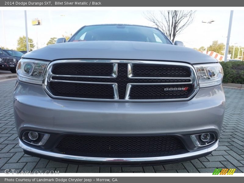 Billet Silver Metallic / Black 2014 Dodge Durango SXT