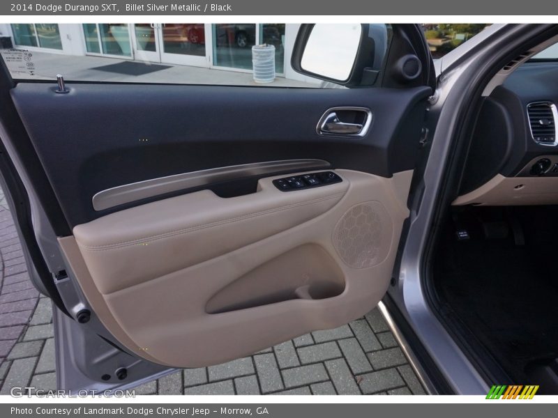 Billet Silver Metallic / Black 2014 Dodge Durango SXT