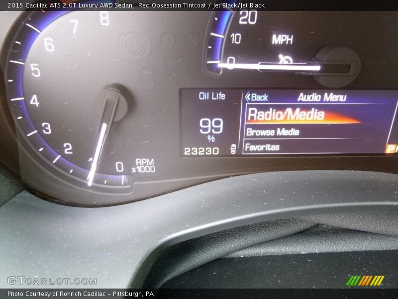 Red Obsession Tintcoat / Jet Black/Jet Black 2015 Cadillac ATS 2.0T Luxury AWD Sedan